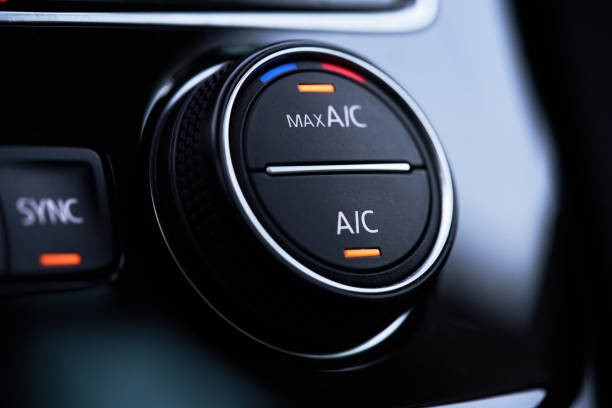 air conditioning button in vehicle
